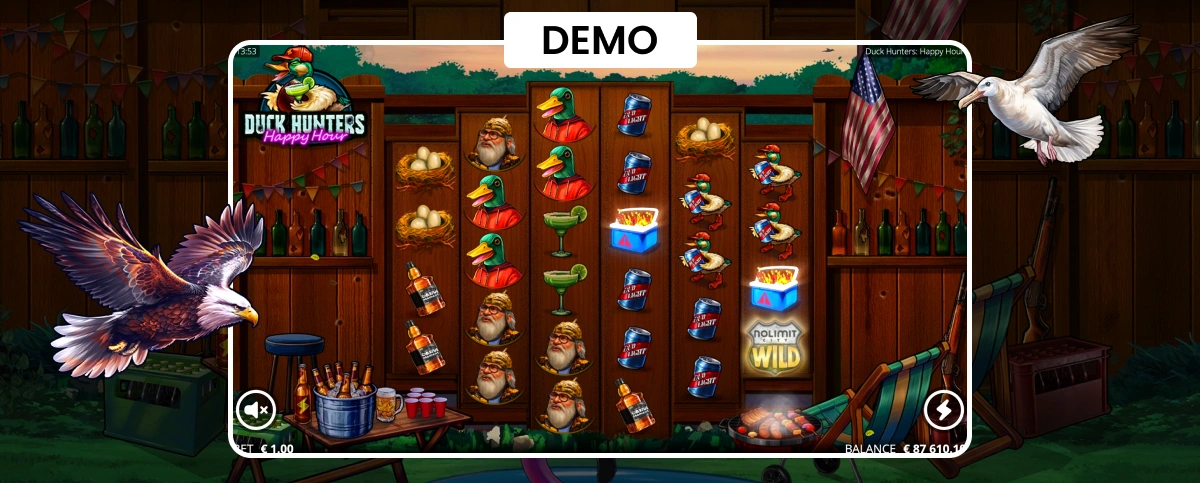 Λειτουργία επίδειξης Happy Hour του Duck Hunters.