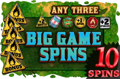 Funkcja Big Game Spins w Duck Hunters 2.