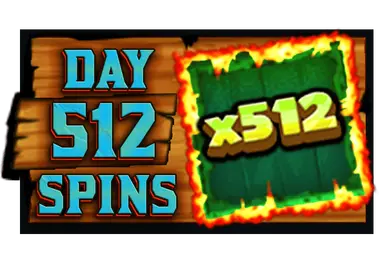 Funkcja Day 512 Spins w Duck Hunters 2.