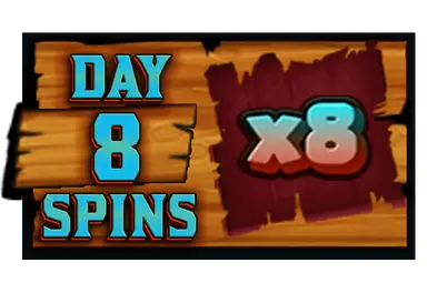 Funkcja Day 8 Spins w Duck Hunters 2.